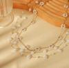 Pearl Necklace for Women, Versatile and High-end, Timeless Baroque Pearl Stainless Steel Necklace