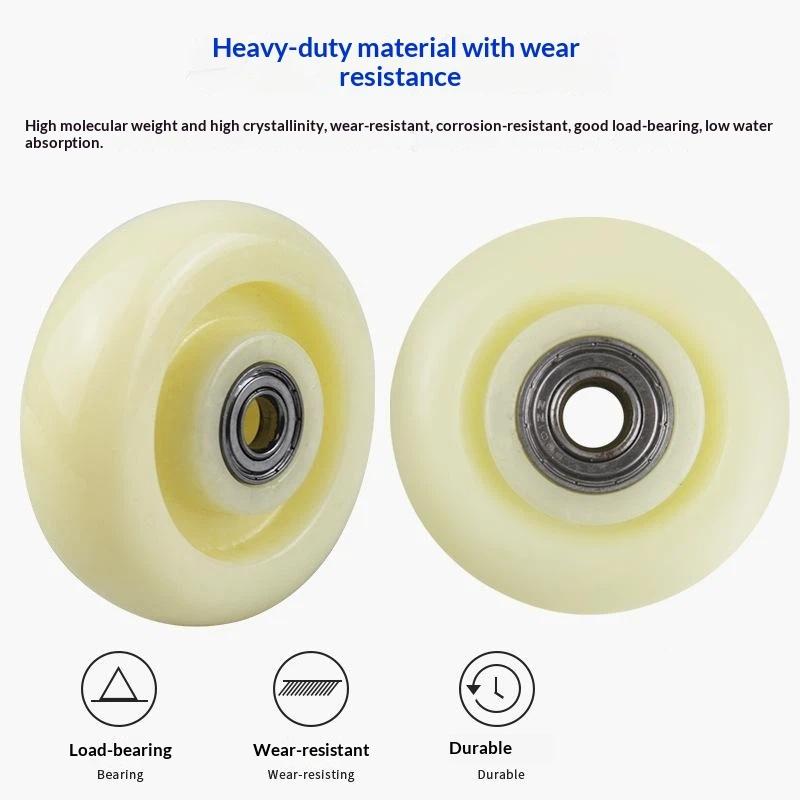 2 Sets Furniture Wheels Sliding Swivel Trolley Castor 1.5/2/2.5/3/4/5Inch Caster For Cart Industrial Move Chair Replacement
