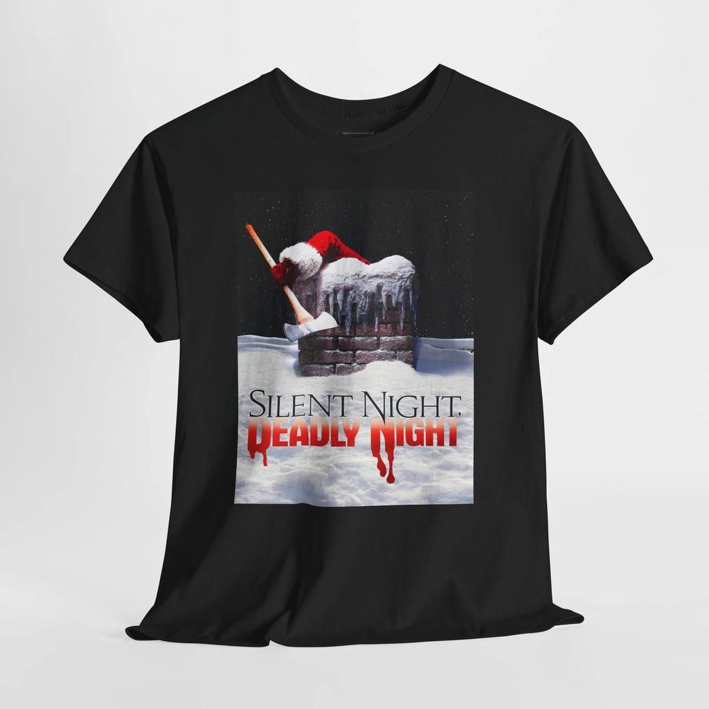 Silent Night Deadly Night 1984 Retro Movie Poster Horror Unisex Graphic T-Shirt