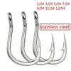 5/10Pcs Stainless Steel Fish Hook Jig Big Fishing Bait Holder Tackle Tool