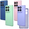 Elegante Mode Unifarbene Stoßfeste Silikon Schutzhülle Für Motorola Moto Edge 60 PRO / Edge 60 / Edge 60 Fusion