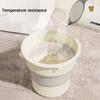 Portable Outdoor Fishing Bucket 5/10/17L Collapsible Wash Basin Folding Bucket  Car Washing