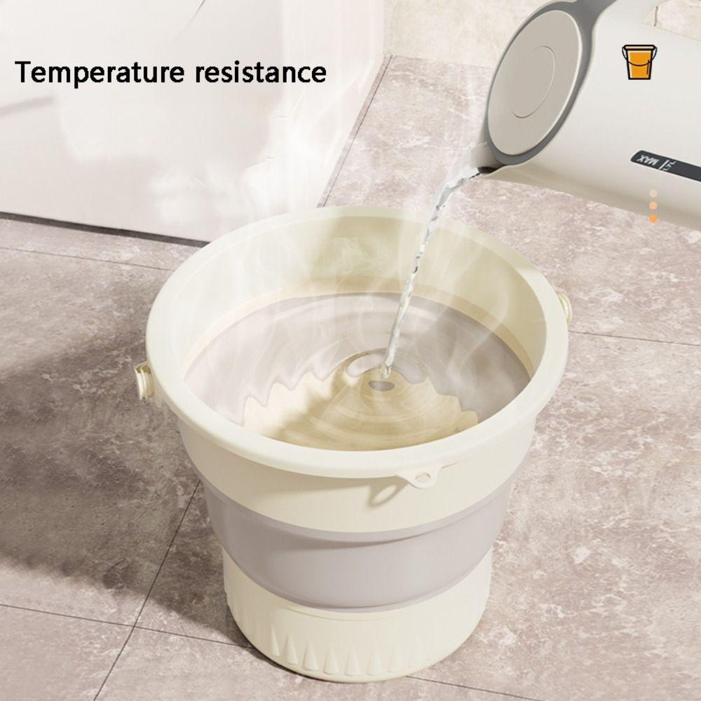 5/10/17L Outdoor Fishing Bucket Multi-purpose Collapsible Wash Basin Folding Bucket  Household