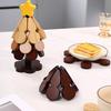 Baum Isoliermatte Massivholz Esstisch Verbrühschutzmatte Topfuntersetzer Festgeschenk Kreativ und Personalisiert Heimdekoration
