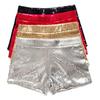 High Waist Shiny Sequins Shorts Women Glittery Straight Leg Party Stage Performance Clubwear