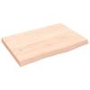 VidaXL Tabletop 60x40x4 Cm Solid Untreated Oak Wood 3156282