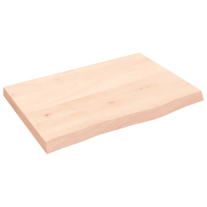 VidaXL Tabletop 60x40x4 Cm Solid Untreated Oak Wood 3156282
