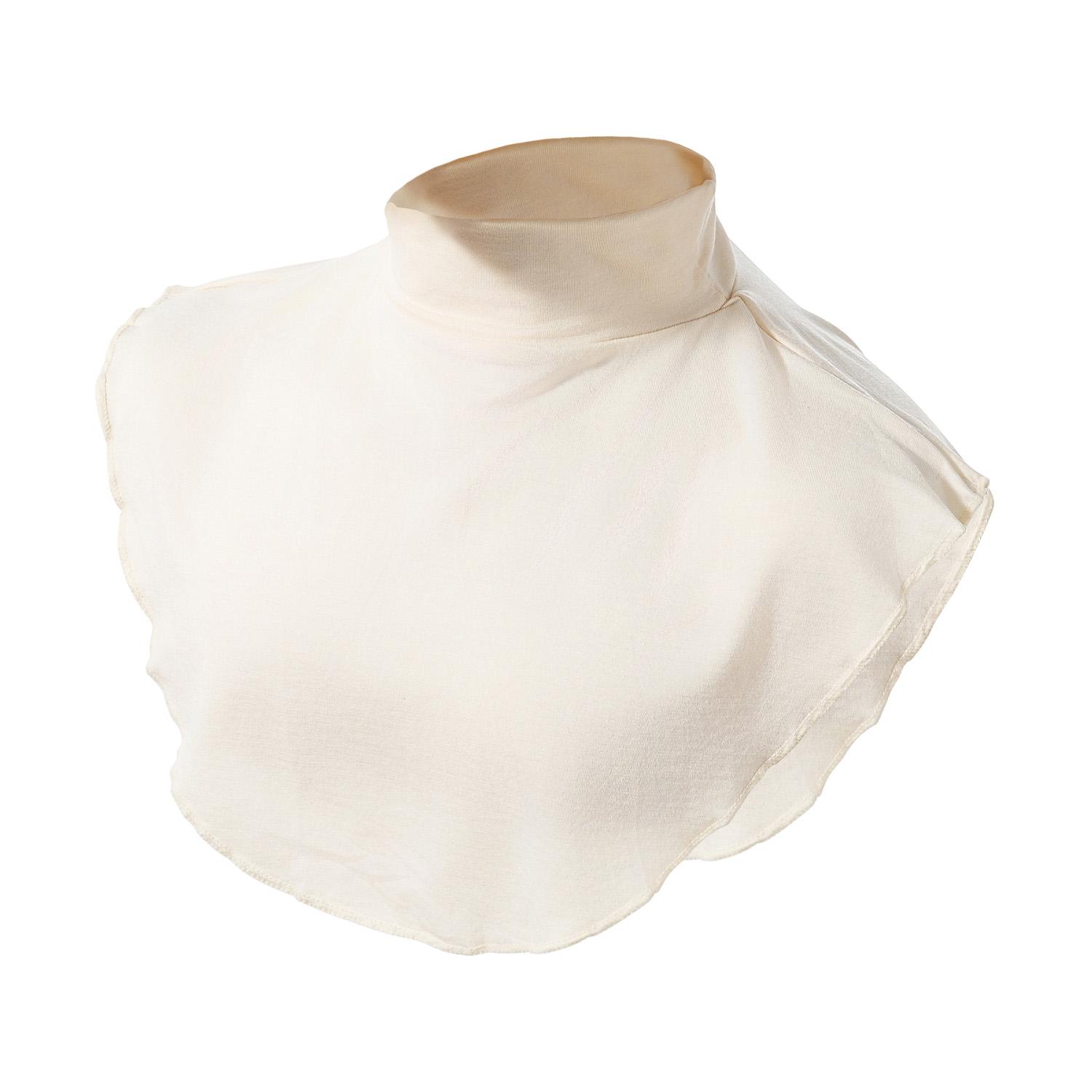 

Perfect Match Women Muslim Modal Fake False Collar Islamic Hijab Extensions Turtleneck High Neck Cover Warmer Half Tops Hijab Scarf Crop Wrap