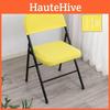 Split Chair Folding Type Two Piece Cover With Solid Color Design For Home Party