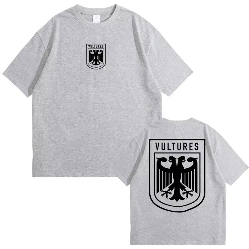Rapper Kanye West Vultures New Music Album Graphic T Shirts Unisex Unisex Hip Hop Fashion Casual Tee Unisex Fashion Streetwear Top