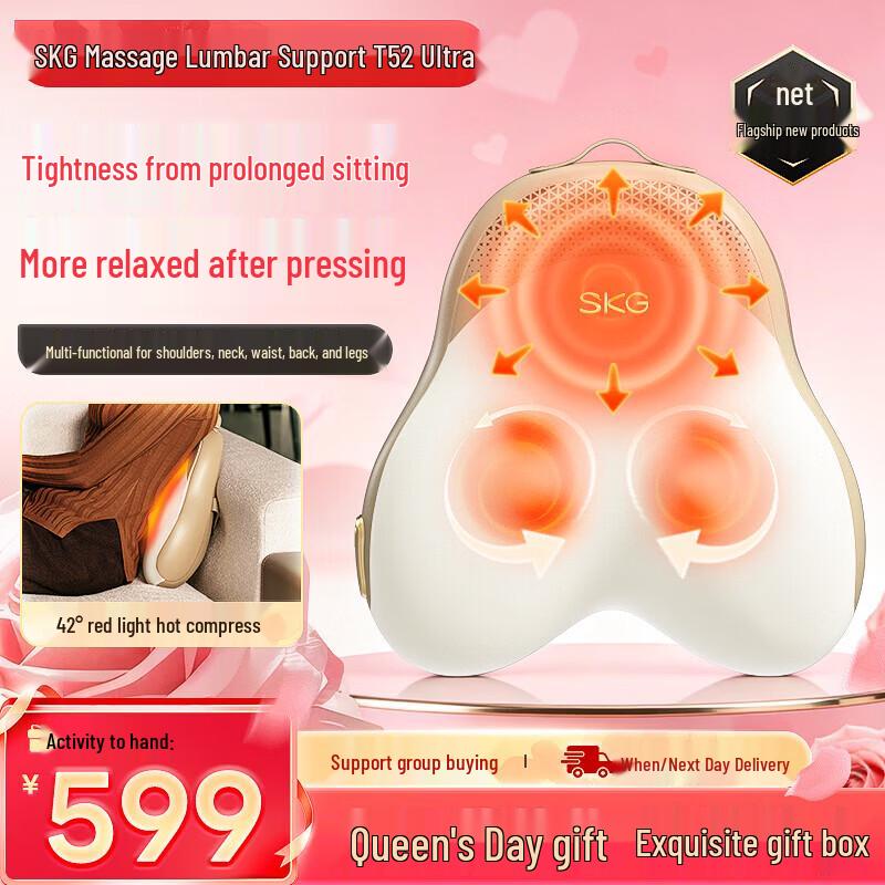 SKG T5-2 Ultra Lumbar & Multi-Body Massager Cushion