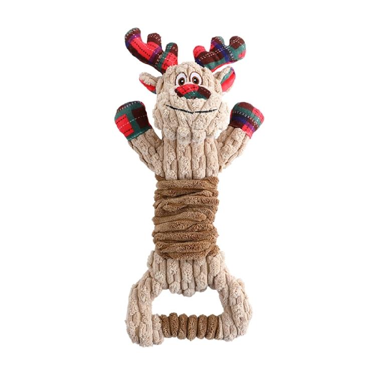 Dogs Chew Toy Cartoon Stretchable Dogs Toy for Aggressive Chewer Stuffed Teether