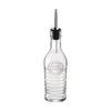 Bormioli Rocco Officina 1825 Verre D'huile D'olive Et De Vinaigre Bouteille En Acier Inoxydable Avec Bec Verseur - 268ml