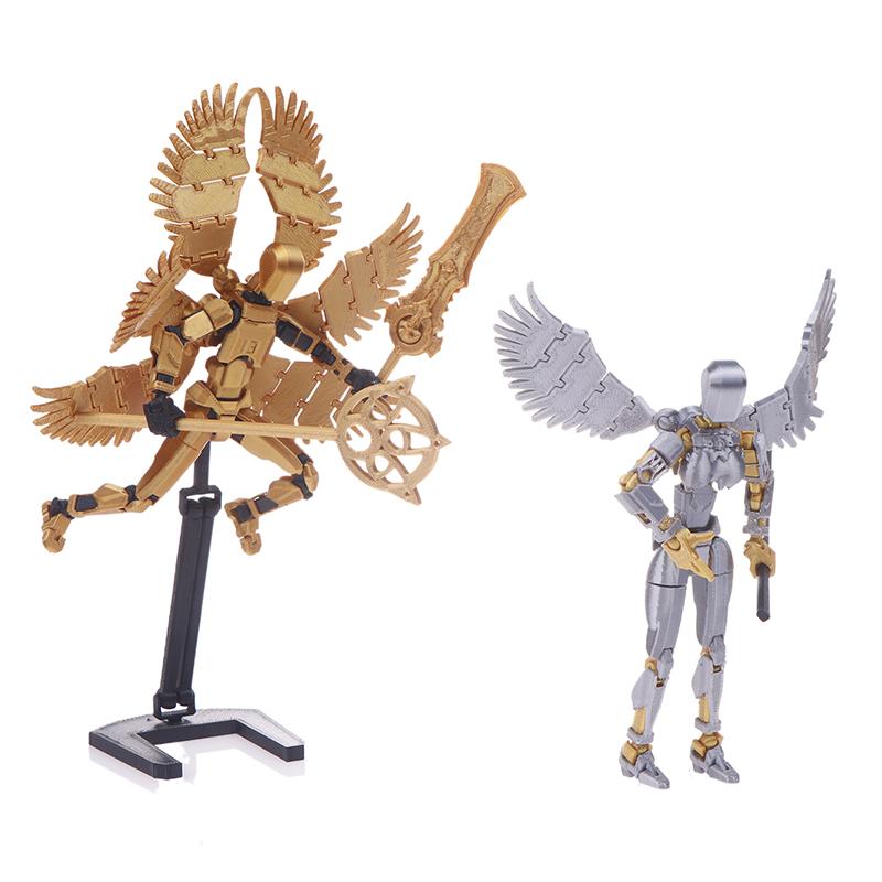 1 Set DIY Dekompressionswerkzeug Lucky 13 Figur Roboter Spielzeug Gelenk Beweglich 3D-Druck Generation Dummy Titan13 Puppe Actionfigur