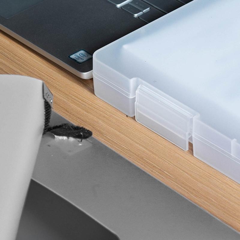 Portable A4 File Box Office Document Storage for Case Portable Project for Case A4 Paper Organizer for Office Travel 12.
