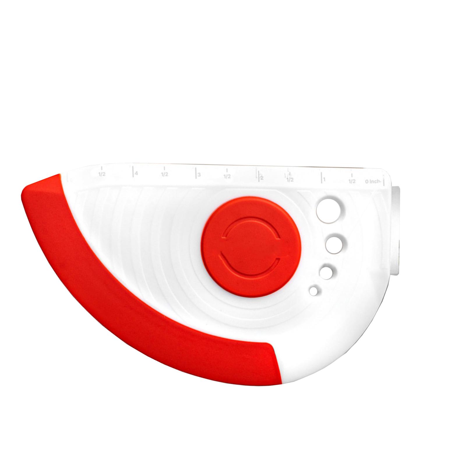 

5-in-1 Flexible Bowl Scraper, Counter Scraper & Dough Scraper For Home Use One Size червоний