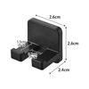 Yamazaki Jitsugyo 10034 Film Hook Toothbrush Holder Single Set of 2 Black W2.6 X D2.4 X H2.6cm (per 1 Film Hook Not Included) Tower Floating Storage