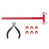 Bow String Nocking Points Pliers Set T Ruler Nocking Buckle Pliers Kit Archery Compound Pulley Bow Turning Kit
