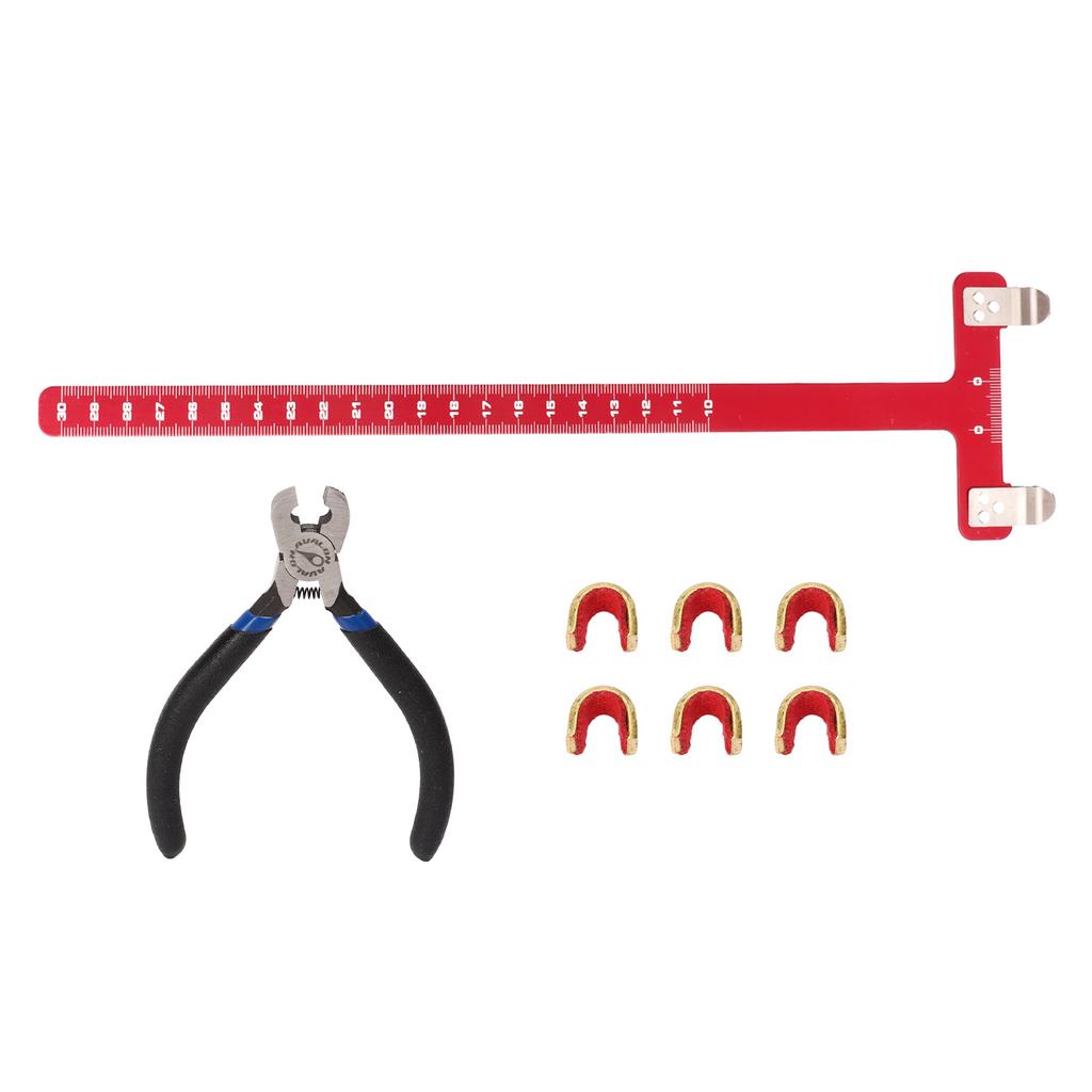 Bow String Nocking Points Pliers Set T Ruler Nocking Buckle Pliers Kit Archery Compound Pulley Bow Turning Kit