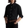 Polo Ralph Lauren Dyed Oxford Solid Color Long Sleeve Button Shirt Men Shirts Black 198352638061