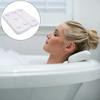 Bathtub Pillow Comfortable Soft Non-Slip Pillow Waterproof Pu Bath Cushion Relaxing Spa Suction Bathroom Headrest Cushion Decor