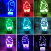 Impostor Light Night 3d Illusion Led Bedside Lamp Xmas Gift Decor Home