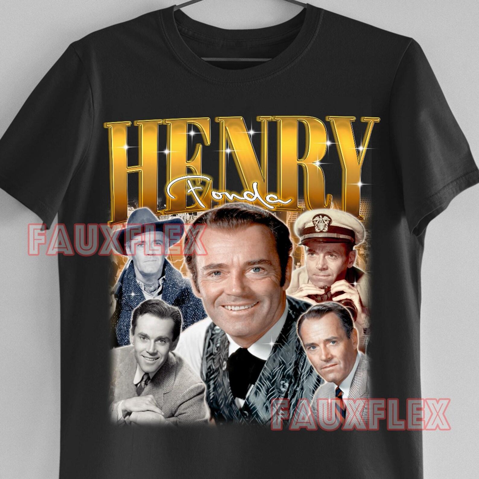 HENRY FONDA Shirt, Henry Fonda Retro T-Shirt, Henry Fonda Vintage Fan Tees, Henry Fonda Kids Tee, Henry Fonda Lover Merch Gift 2XL