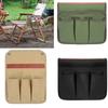 Armchair Armrest Organizer with 4 Pocket Storage for Camping 3 Colors