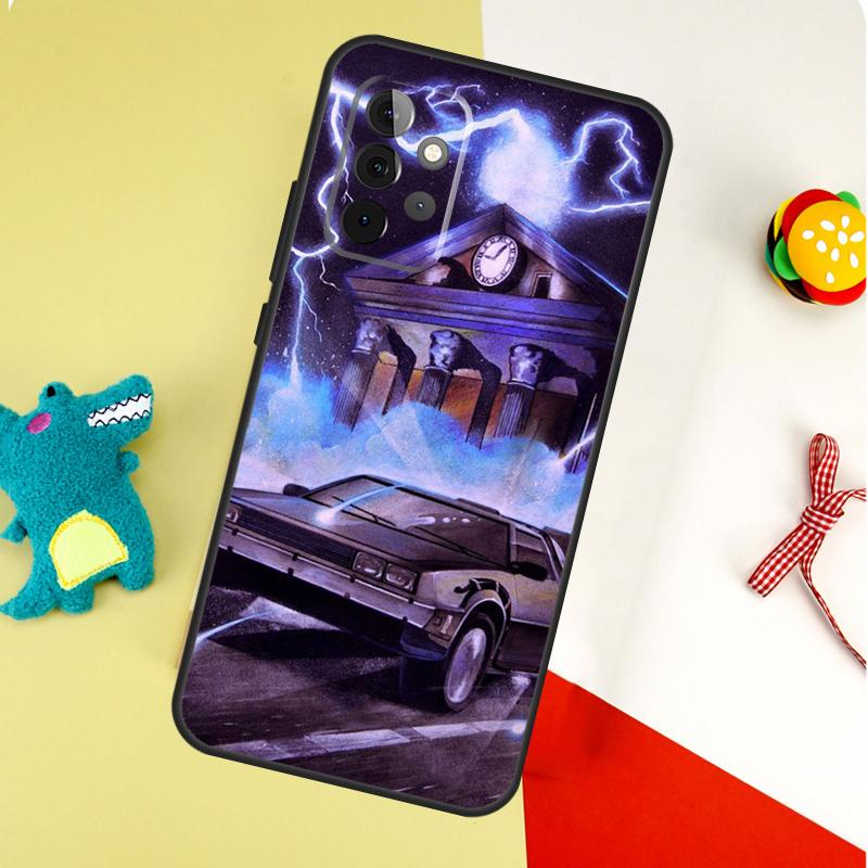 Back To The Future Time Machine For Samsung Galaxy A55 A35 A15 A54 A34 A14 A53 A33 A13 A05 A06 A16 A22 A32 A52 Phone Case