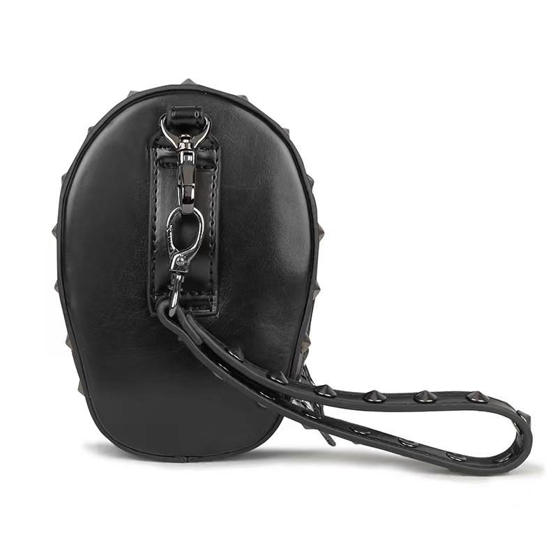 Cool Skull Crossbody Bag Men Women Rivet Decor Multi-Functional Handbag 2026 Fashion Style