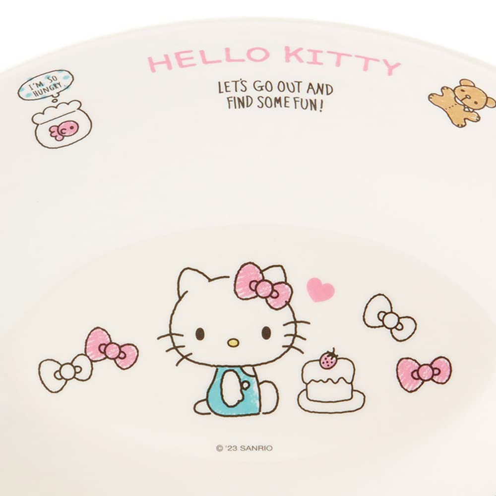 Sanrio Hello Kitty Melamine Curry Pasta Plate 836508 &