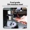 51mm Bottomless Portafilter with 3 Ears Stainless Steel Basket and Solid Wood Handle Portafilter