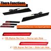 3 IN 1 Led Smoked Lens For 2013 2014 2015 2016 2017 Cadillac XTS Bumper Reflector Tail Lights Turn Signal Brake Stop & Rear Fog Lamps OEM 20874085