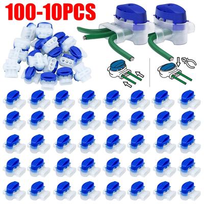 10-100PCS Robotic Lawn Mower Connectors for Gardena/Husqvarna/Worx/Robomow Lawnmower 3 Pin Cable Terminal Clamps 314 Connector