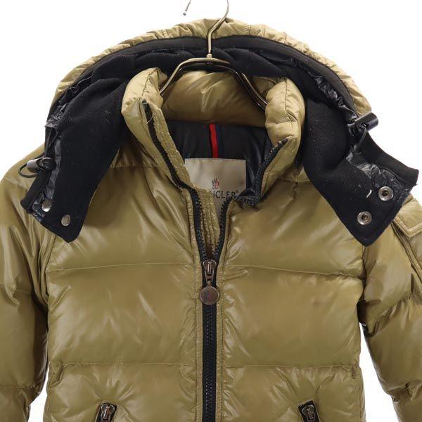 Moncler Hooded Down Jacket 6A Brown Kid's Used