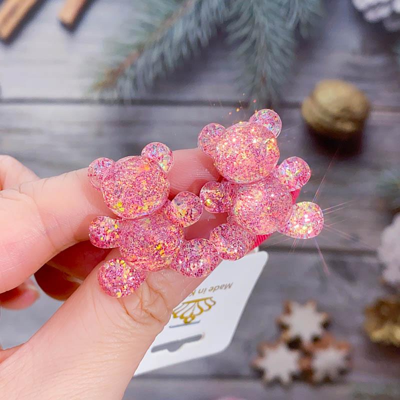 Kinder Pailletten Floral Elastische Haarbänder Gummiband Haargummi Prinzessin Kawaii Haarseil Kopfbedeckung Mädchen Kinder Haarschmuck
