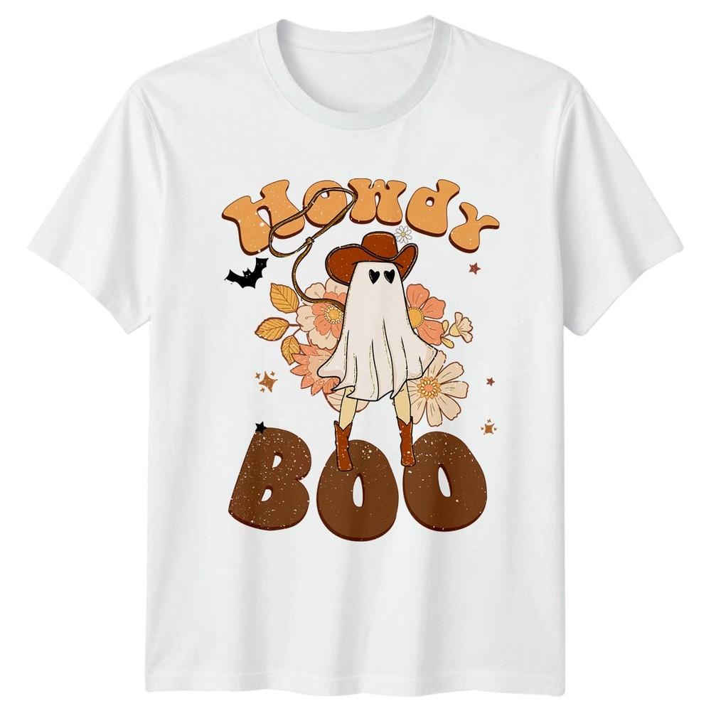 Howdy Boo Unisexs TShirt Western Halloween Halloween Gift For Her S