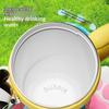 Large Capacity 1250ml Cute Cartoon Insulated Tumbler Straw Cup with Handle for Women Hiking Use