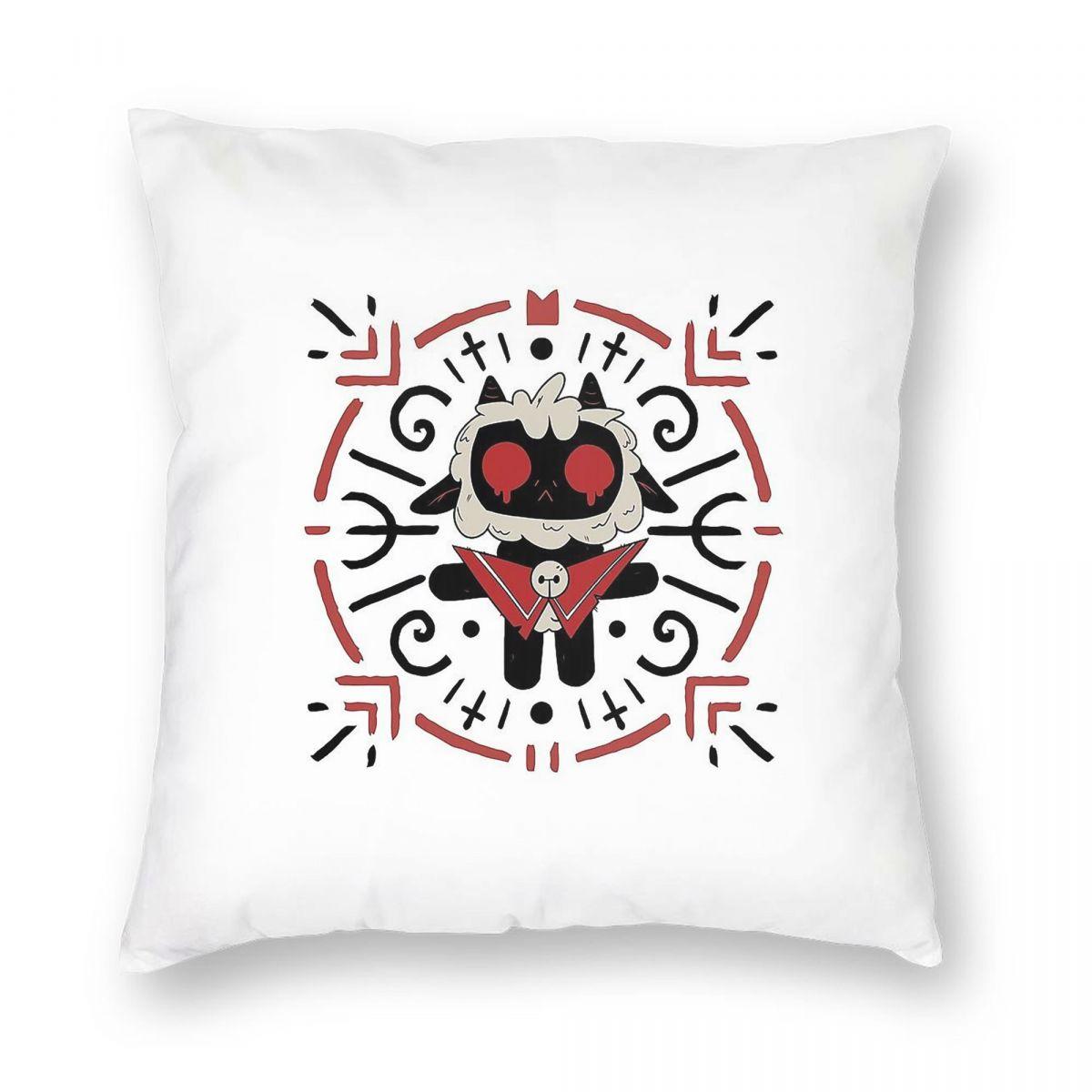 Cult Of The Lamb Demonic Summoning Circle Square Pillowcase Polyester Linen Velvet Creative Zip Pillow Car Cushion Cover 30x30cm