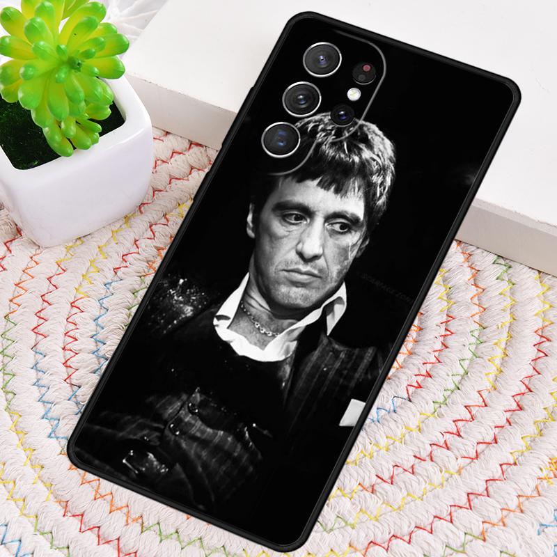 Al Pacino Scarface Bumper Phone Case for Samsung Galaxy note 10 pro S26 Ultra S23 S24 FE S25 S21 S22 PLUS shockproof Cove