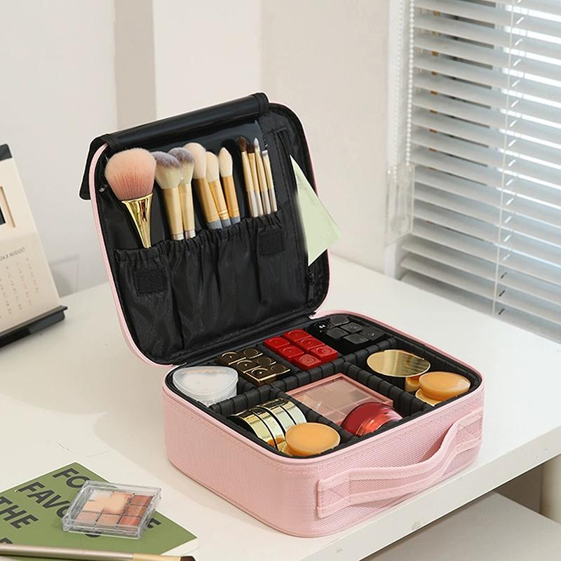 Large Capacity Makeup Case Hand-Held Crossbody Toolbox For Makeup Nail Art Services