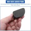 4pcs Floor Mat Ladder Rubber Feet Ladder Covers Foot Pad for Stepladder Ladder Safety Cover Stair Ladder Bike Planter for Garden Ladder Foot Mat