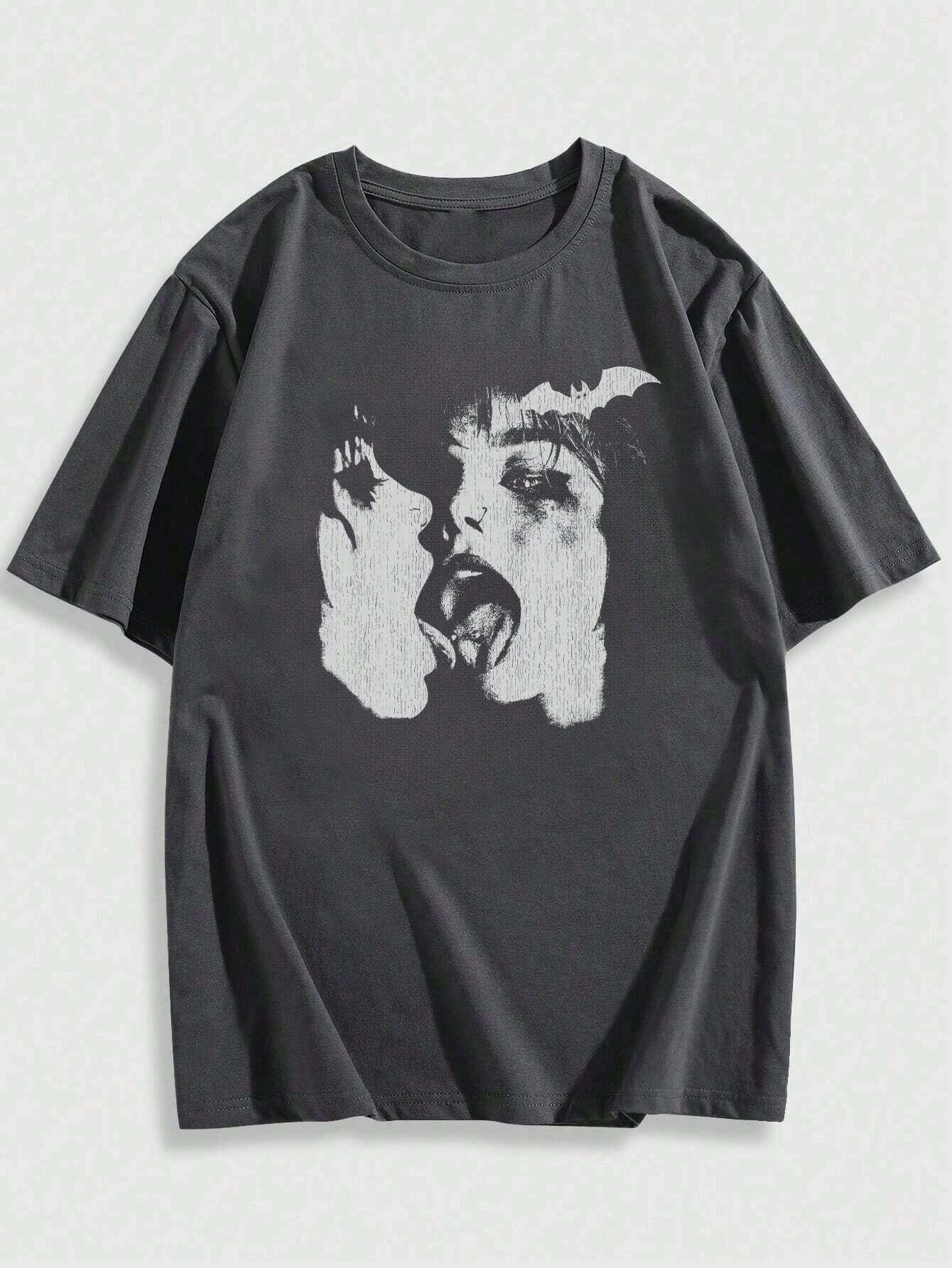 

Уличная Жизнь Летний Портрет Принт Женская Мужская Унисекс Хлопковая Футболка Роскошный Бренд Мода Большой Размер Топ Короткий Рукав Классическая Футболка 3XL