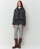 RAVEROUS Oversized Check Shirt_Black