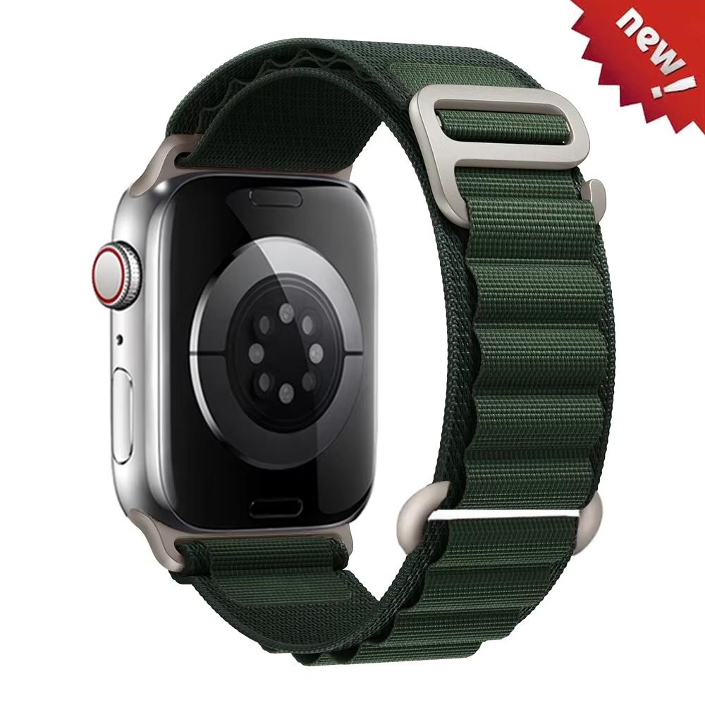 For Apple Watch Band 44mm 40mm 49mm 41mm 45mm 42mm 46mm Alpine loop bracelet correa iWatch Ultra 2 series 7 6 3 se 8 9 10 Straps