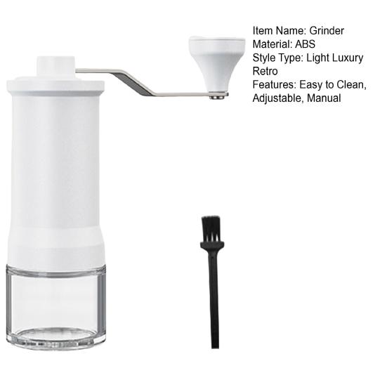 Mini Manual Coffee Grinder with 40 Adjustable Settings Portable Hand Coffee Bean Mill Conical Burr Grinder for Travel Camping Office Espresso