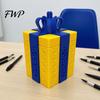 Sturdy 3D Printed Gift Cases Puzzle Box with Hidden Storage Compartment for Pranks And Multi Step Unboxing Puzzles Party Surprises, Reusable