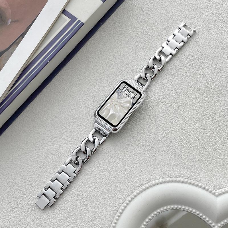 

Металлический ремешок, совместимый с браслетом Huawei 10/9/8/7 и Honor 6/7, версия NFC - стильный летний дизайн For Huawei Bracelet 10/9/8/NFC