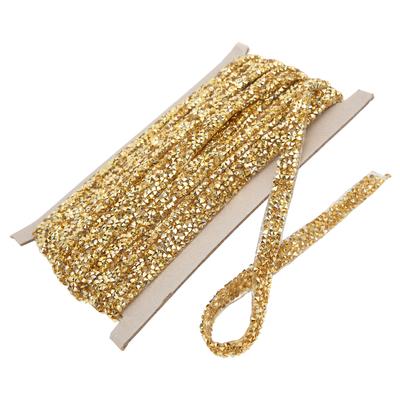 10 Yards 1cm Gold Rhinestone Ribbon Self Adhesive DIY Crystal Rhinestone Ribbon for Sewing DIY