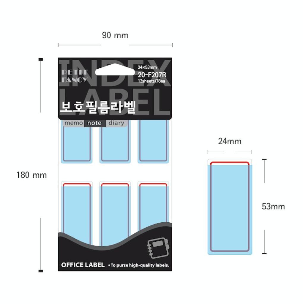 Petit Fancy Koruyucu Film İndeks Etiket Çıkartmaları (Her Birinden 10'ar adet) İndeks Etiketi / Kategori Etiketi / Ofis Etiketi / Etiket Çıkartmaları / İşaretleme Araçları - 42 Seçenek